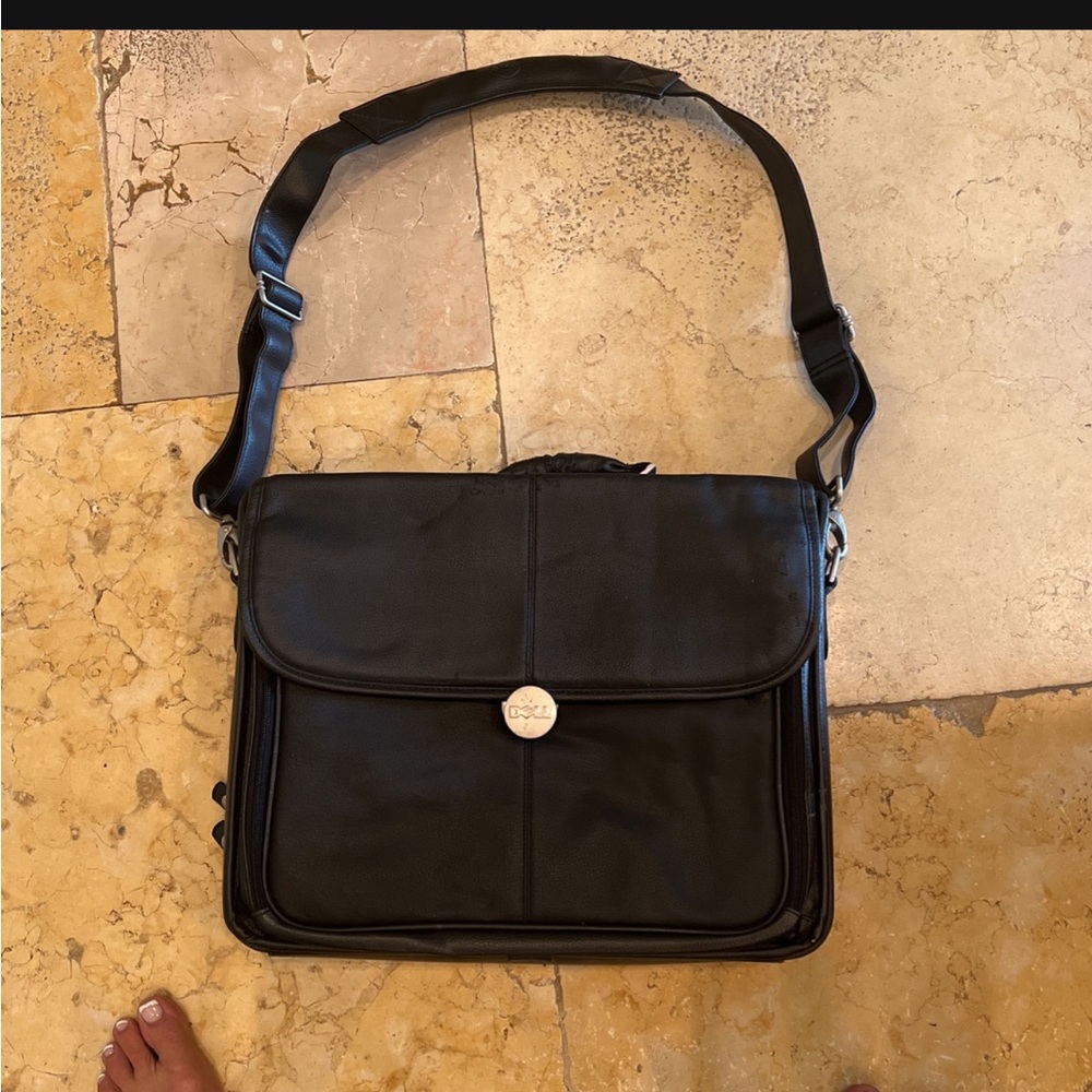 Dell Leather Laptop Bag Briefcase Gem
